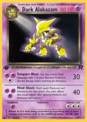 Alakazam obscur - Ken Sugimori
