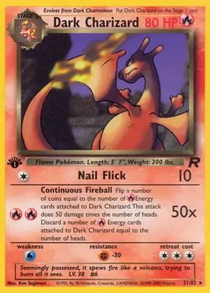 Dark Charizard - Ken Sugimori