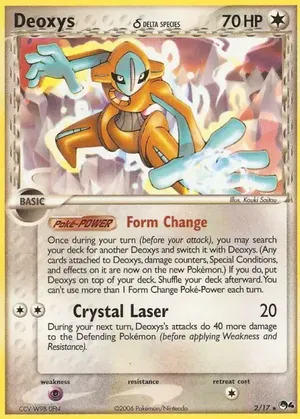 Deoxys δ Delta Species