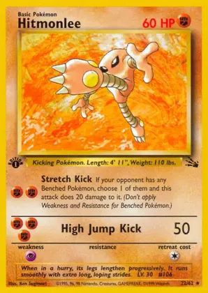 Hitmonlee - Ken Sugimori