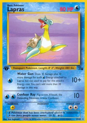 Lapras - Ken Sugimori