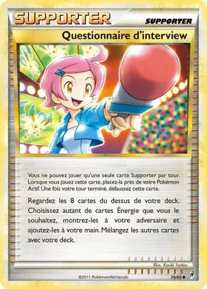 Questionnaire d'interview