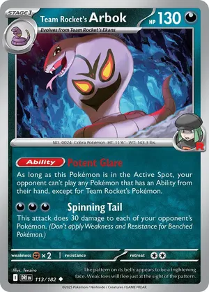 Team Rocket's Arbok