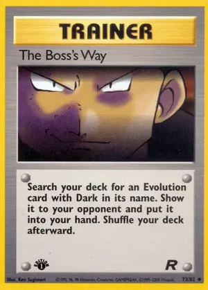 À la façon du Boss - Ken Sugimori