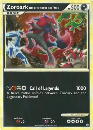 Zoroark and Legendary Pokémon image