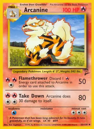 Arcanine - Ken Sugimori
