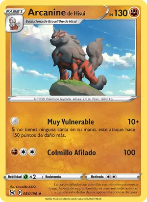 Arcanine de Hisui