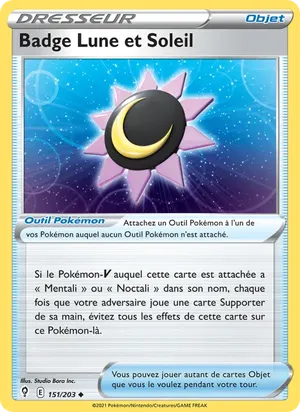 Badge Lune et Soleil