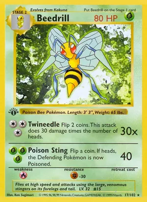 Beedrill - Ken Sugimori