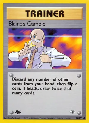 Blaine's Gamble - Ken Sugimori