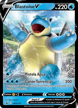 Blastoise V - 5ban Graphics
