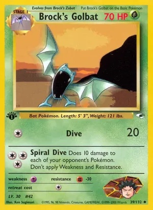 Brock's Golbat - Ken Sugimori