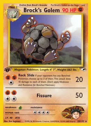 Brock's Golem - Ken Sugimori