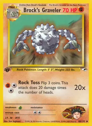 Brock's Graveler - Ken Sugimori