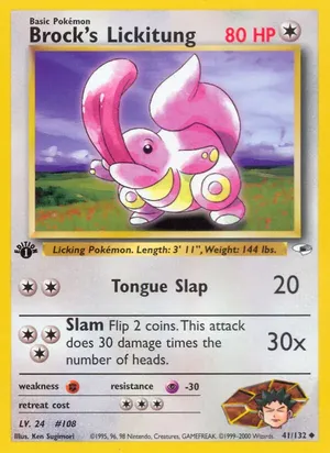 Brock's Lickitung - Ken Sugimori