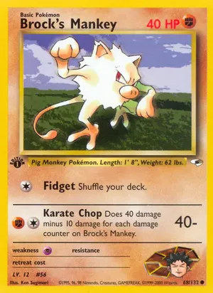 Brock's Mankey - Ken Sugimori