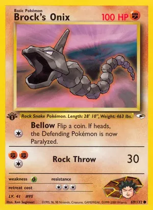 Brock's Onix - Ken Sugimori