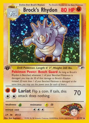 Brock's Rhydon - Ken Sugimori