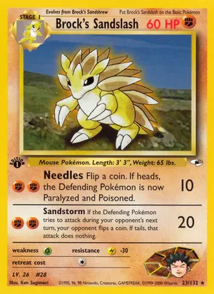 Brock's Sandslash - Ken Sugimori