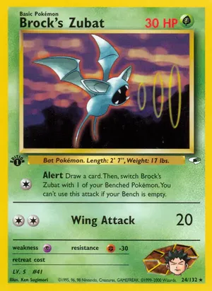 Brock's Zubat - Ken Sugimori