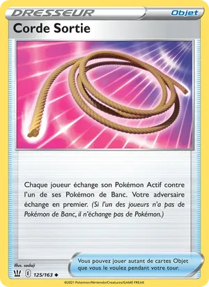 Corde Sortie