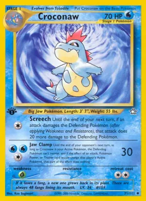 Croconaw - Ken Sugimori