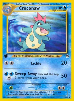Croconaw - Ken Sugimori