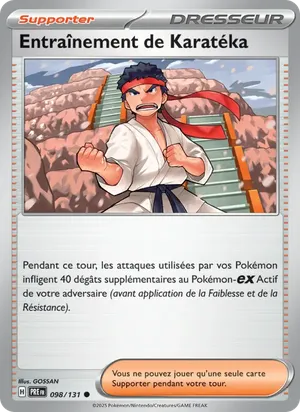 Entraînement de Karatéka