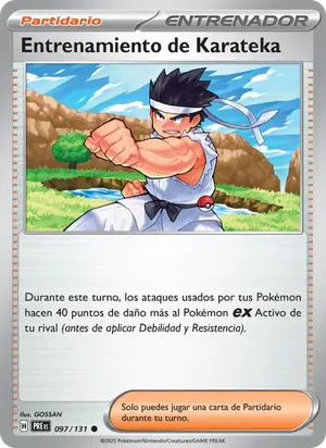 Entrenamiento de Karateka