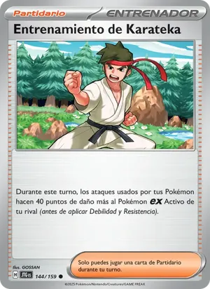 Entrenamiento de Karateka