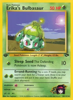 Erika's Bulbasaur - Ken Sugimori
