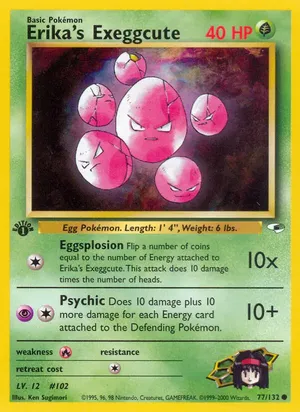 Erika's Exeggcute - Ken Sugimori