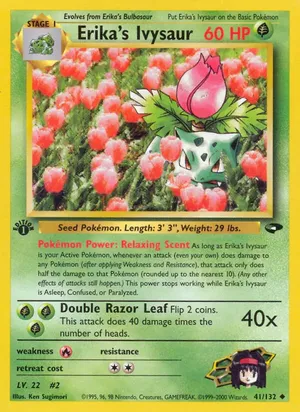 Erika's Ivysaur - Ken Sugimori