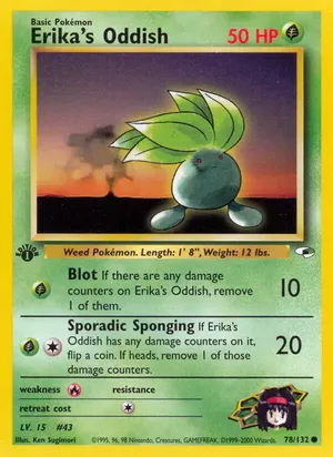 Erika's Oddish - Ken Sugimori