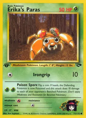 Erika's Paras - Ken Sugimori