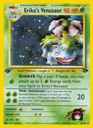 Erika's Venusaur - Ken Sugimori