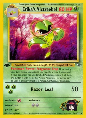 Erika's Victreebel - Ken Sugimori
