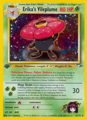 Erika's Vileplume - Ken Sugimori