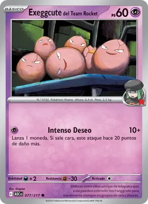 Exeggcute del Team Rocket