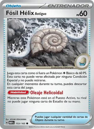 Fósil Hélix Antiguo