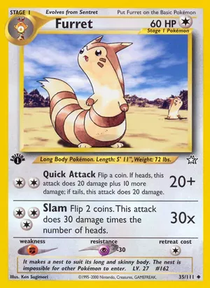Furret - Ken Sugimori