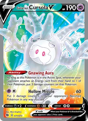 Galarian Cursola V - 5ban Graphics