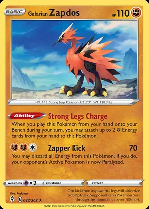Galarian Zapdos image