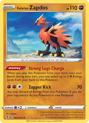 Galarian Zapdos image