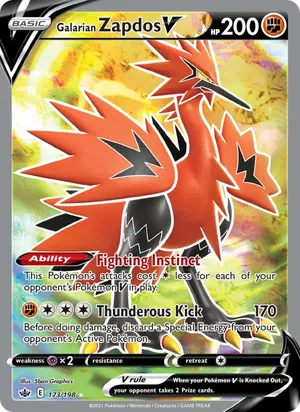 Galarian Zapdos V - 5ban Graphics