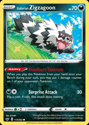 Galarian Zigzagoon image