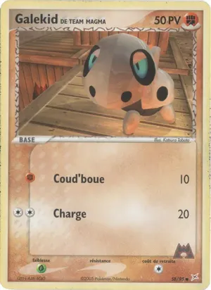 Galekid de Team Magma