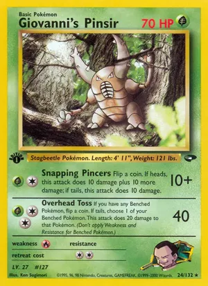 Giovanni's Pinsir - Ken Sugimori