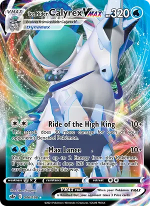 Ice Rider Calyrex VMAX - 5ban Graphics