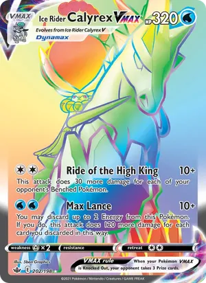 Ice Rider Calyrex VMAX - 5ban Graphics